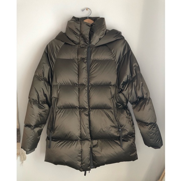 Varley Canton Down Jacket — brushed olive metallic - Picture 10 of 11